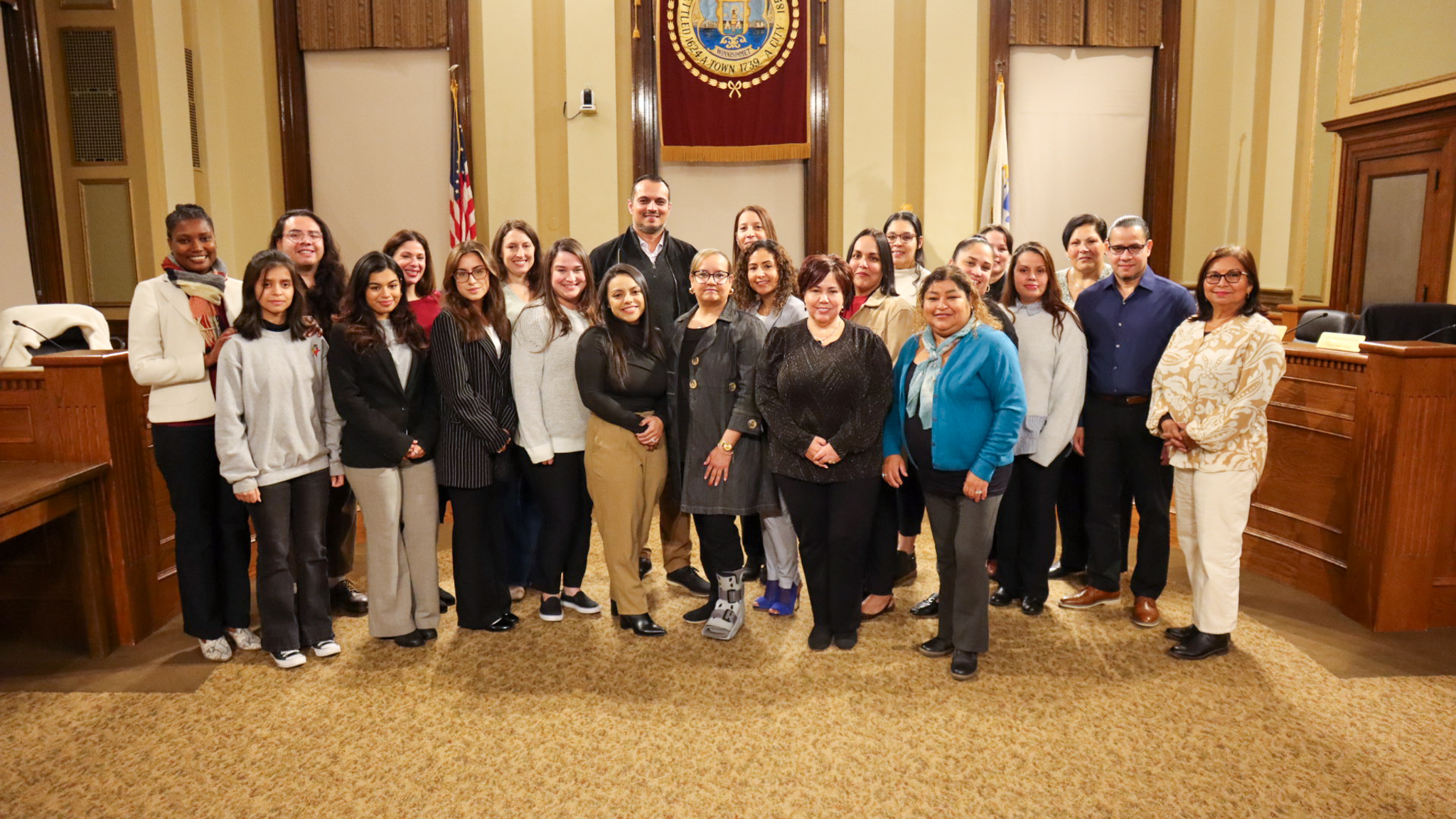 CPS Family Liaison Team in City Hall on November 13, 2024